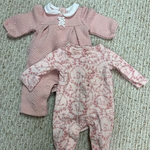 Janie and Jack Pink Set